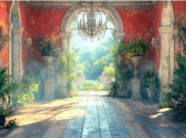 Euroart Leinwandbild Lost Palace I Mehrfarbig 135x100 cm