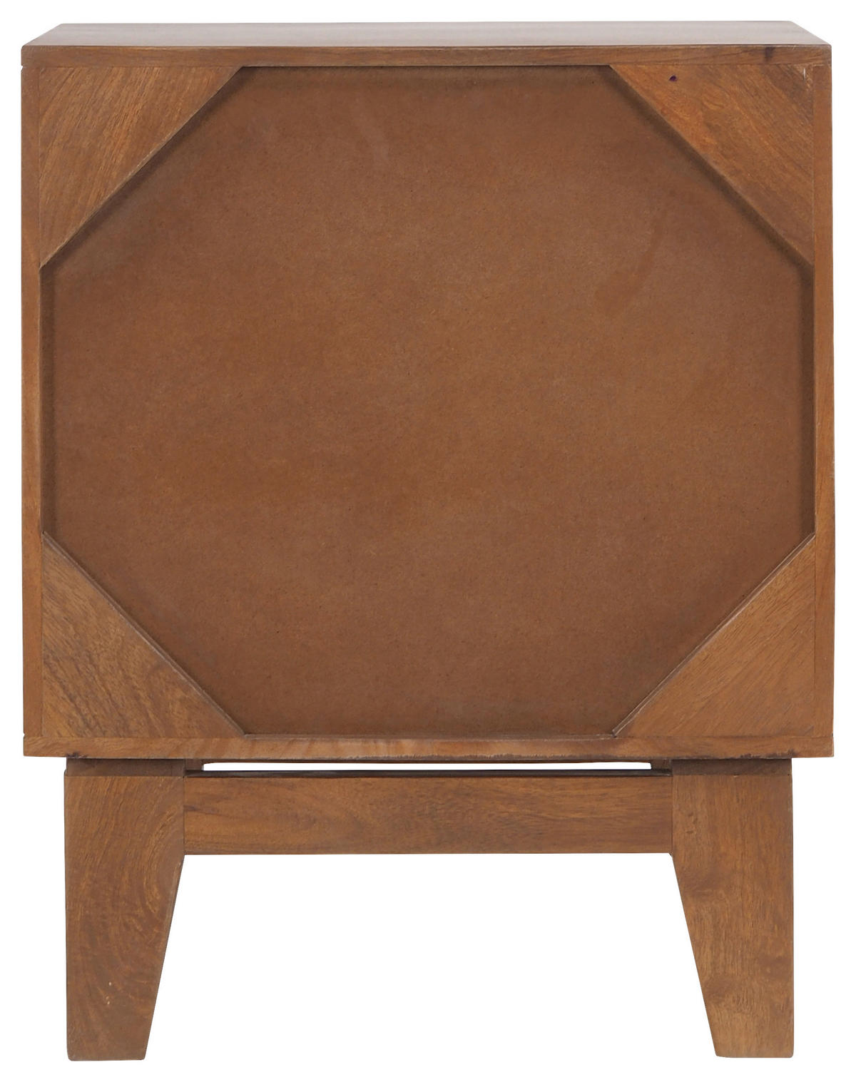 ÉJJELISZEKRÉNY keményfa mangófa szürke, méz  - aranyszínű/szürke, Modern, fém/fa (40/50/35cm) - MID.YOU