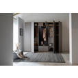 GARDEROBE 7-teilig  in 296/233/39 cm  - Anthrazit/Grau, Design, Holzwerkstoff (296/233/39cm) - Moderano