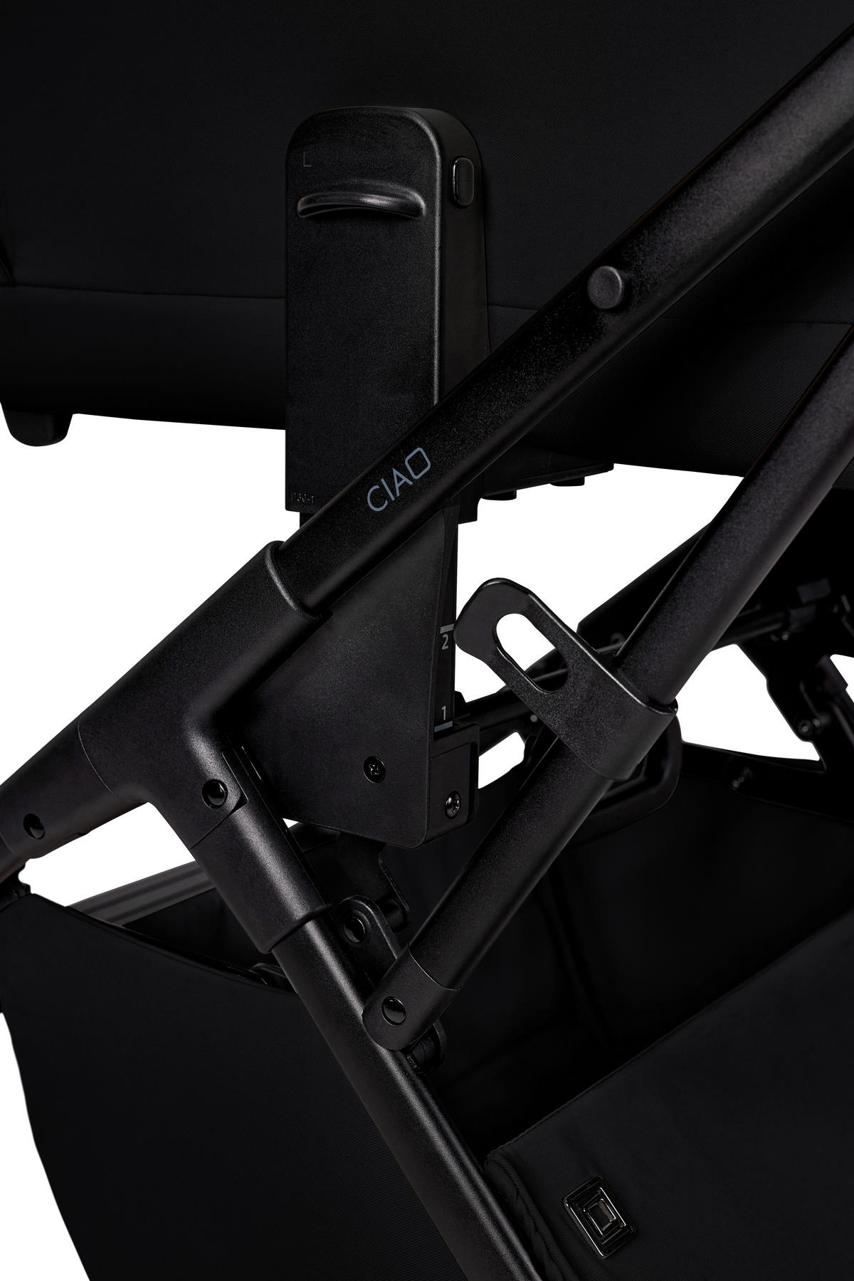 KOMBIKINDERWAGEN  Ciao  onyx  - Schwarz, Basics, Textil (116/57/94cm) - Moon