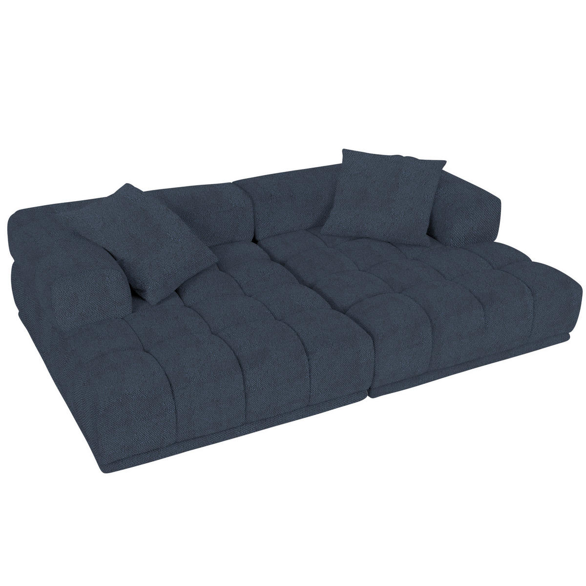 SOFFMODUL i plysch antracit  - svart/antracit, Klassisk, textil/plast (125/66/155cm) - Best Price