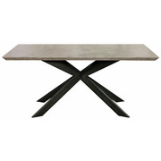 JEDILNA MIZA, - Design, kovina/leseni material (180/76/90cm) - Novel