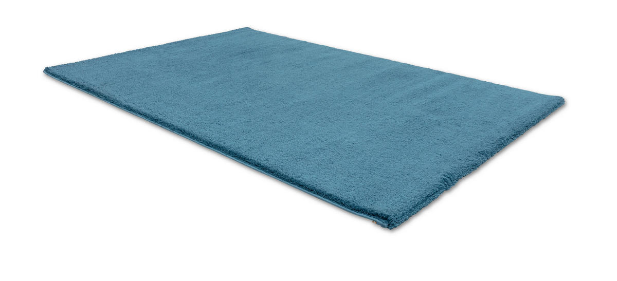 HOCHFLORTEPPICH 160/230 cm Salerno Blau  - Blau, Basics, Textil (160/230cm) - Novel