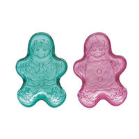 TÁNYÉR  - pink/zöld, Basics, Üveg (17cm)