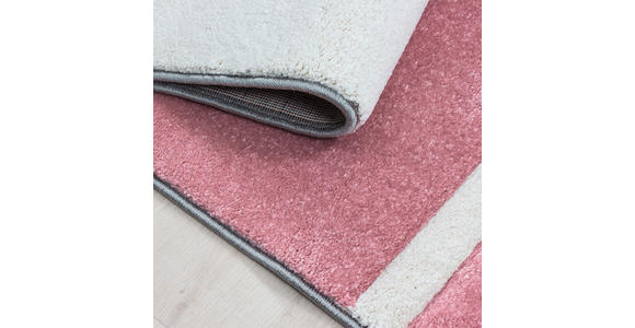 FLACHWEBETEPPICH 140/200 cm Hawaii Pink - Pink, Design, Textil (140/200cm) - Novel