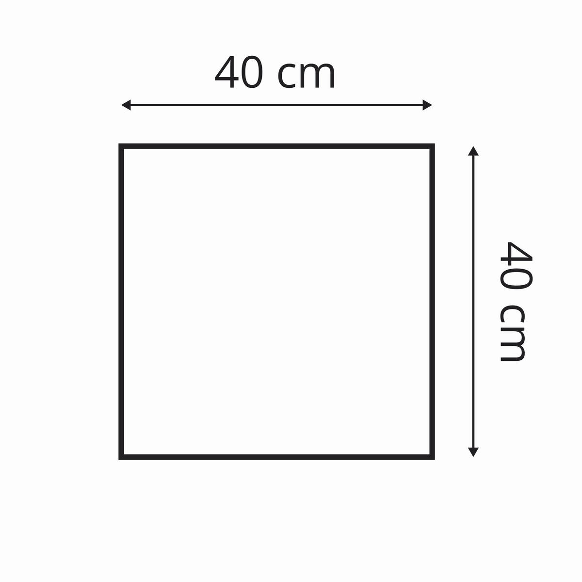 WANDPANEEL 40/40/2.5 cm  - Honig, Basics, Kunststoff/Textil (40/40/2.5cm)