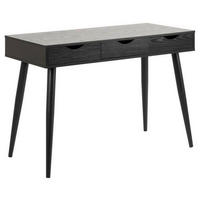 SCHREIBTISCH 110/50/77,1 cm  in Schwarz, Eschefarben  - Eschefarben/Schwarz, MODERN, Holzwerkstoff/Metall (110/50/77,1cm) - MID.YOU