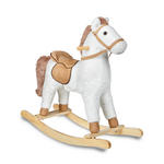 SCHAUKELPFERD  - Hellbraun/Weiß, Basics, Holz/Textil (74/30/64cm) - My Baby Lou
