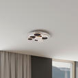 LED-DECKENLEUCHTE 46,8/6 cm - Schwarz/Weiß, Trend, Kunststoff/Metall (46,8/6cm) - Novel