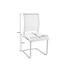 SCHWINGSTUHL Lederlook Edelstahlfarben, Grau - Edelstahlfarben/Grau, Design, Textil/Metall (43/94/57cm) - Dieter Knoll