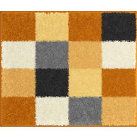 BIDET-VORLEGER Gelb, Schwarz, Weiß 50/60 cm  - Gelb/Schwarz, Basics, Kunststoff/Textil (50/60cm) - Grund