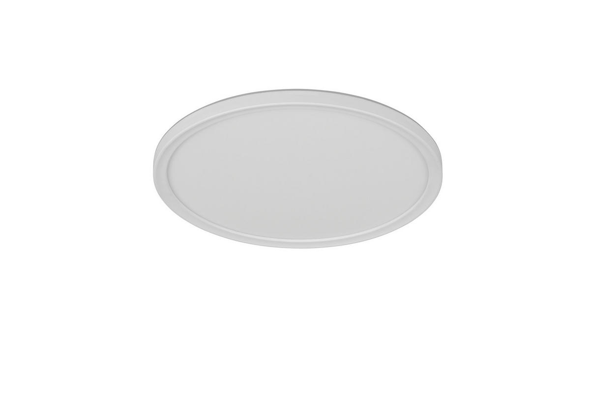 LED-DECKENLEUCHTE     - Weiss, Basics, Kunststoff (29/3cm)