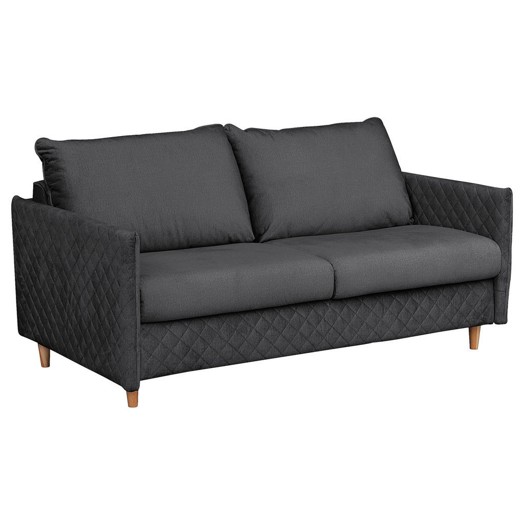 Thumbnail - Livetastic Schlafsofa, Anthrazit, Textil, Buche, massiv, 3-Sitzer, Füllung: Polyurethan (Pur), 175x95x103 cm, Made in EU...
