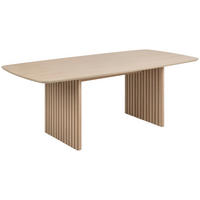 ESSTISCH 220/105/76 cm Echtholz, Nachbildung  Holz, Holzwerkstoff rechteckig Weiß  - Weiß, Trend, Holz/Holzwerkstoff (220/105/76cm) - MID.YOU