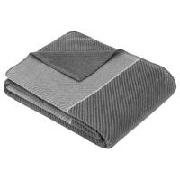ĆEBE 150/200 cm siva  - siva, Konvencionalno, tekstil (150/200cm) - Ibena
