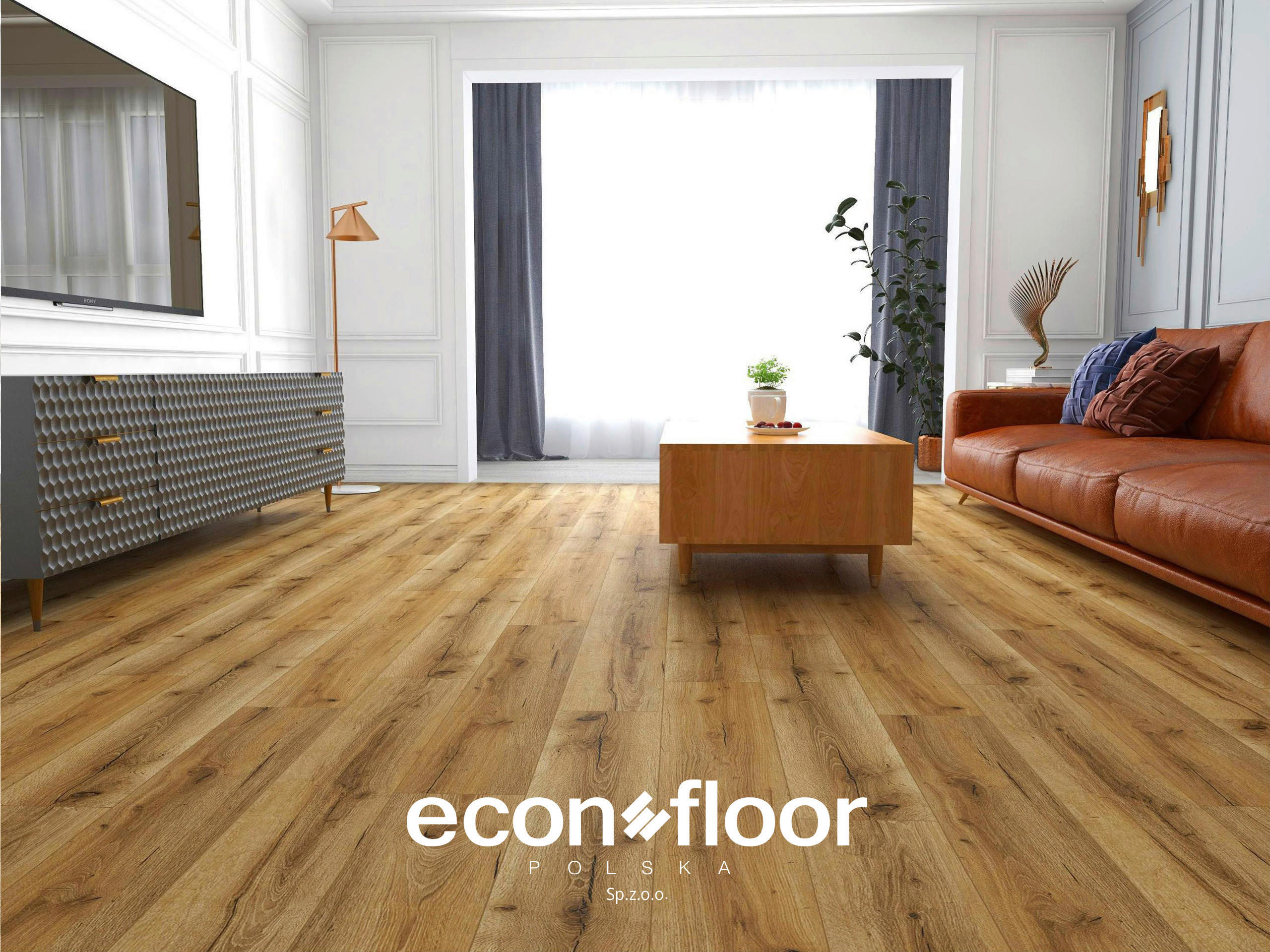 VINYLBODEN Econfloor LA BOHEME 55 COUNTRY WOOD  per  m² - Birkefarben, Basics, Kunststoff/Stein (23/128/0,57cm)