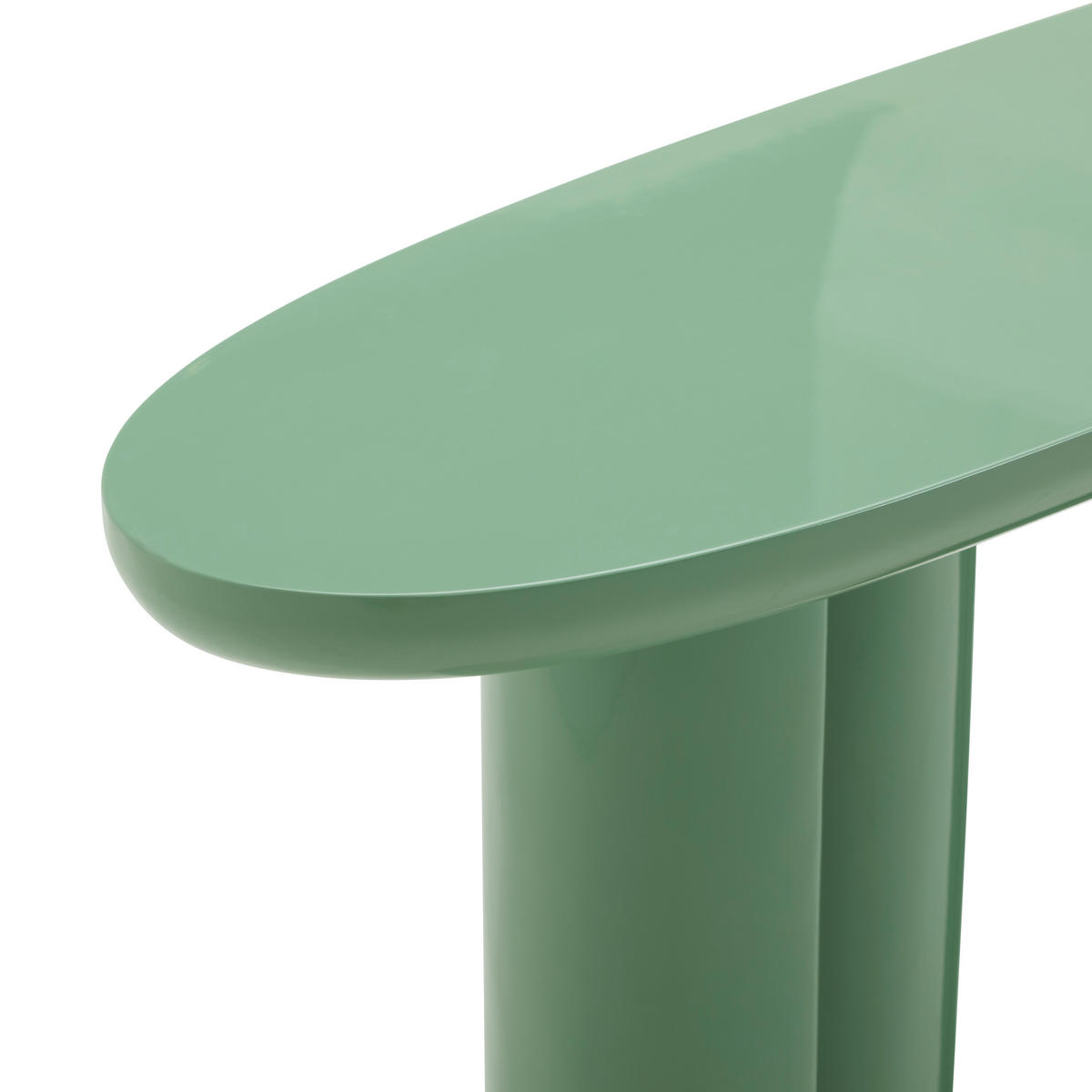 KONSOLENTISCH Grün  - Grün, Design, Holzwerkstoff (120/35/80cm) - Novel