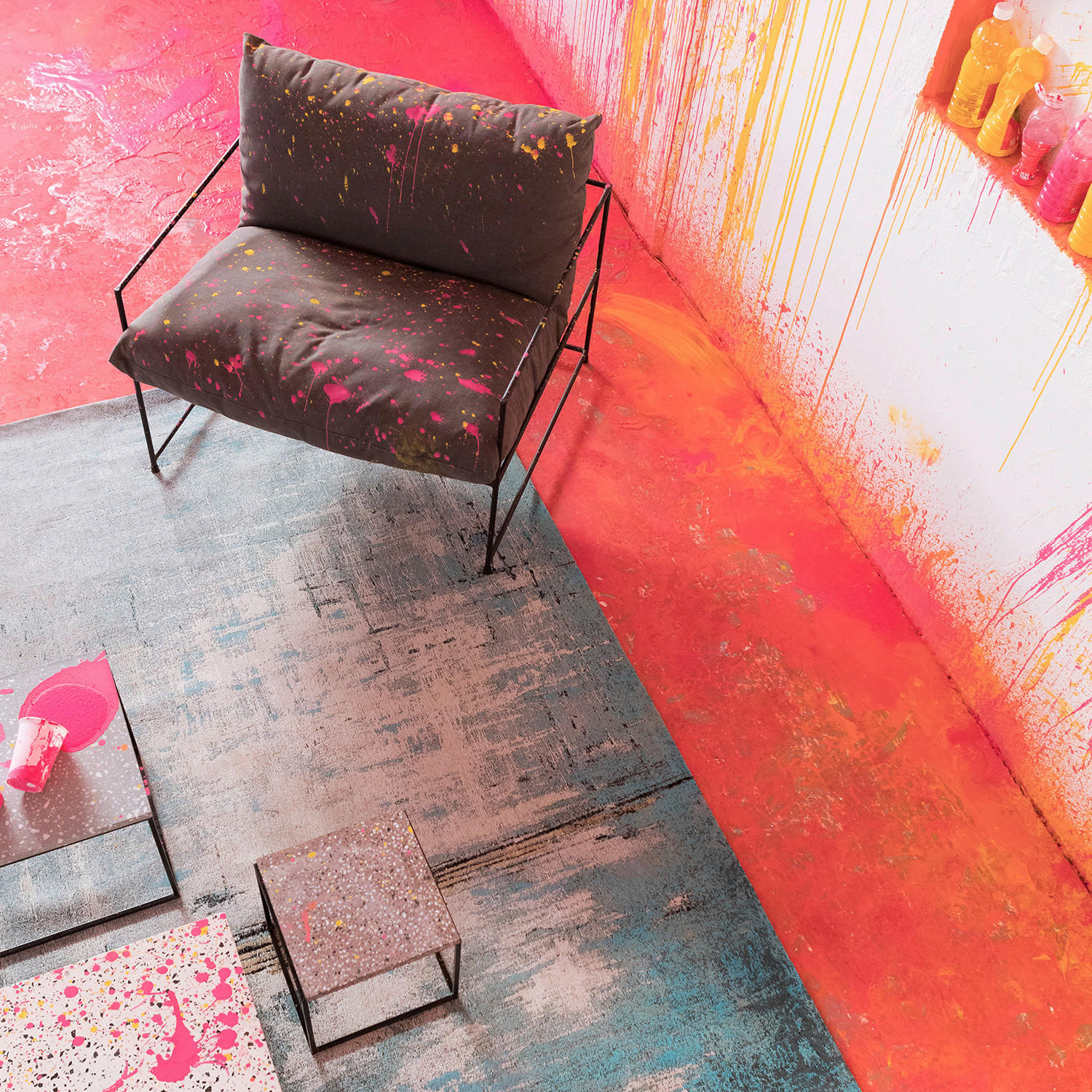 TEPPICH Blaugrau  - Blaugrau, MODERN, Textil (170/1/240cm) - Kare-Design