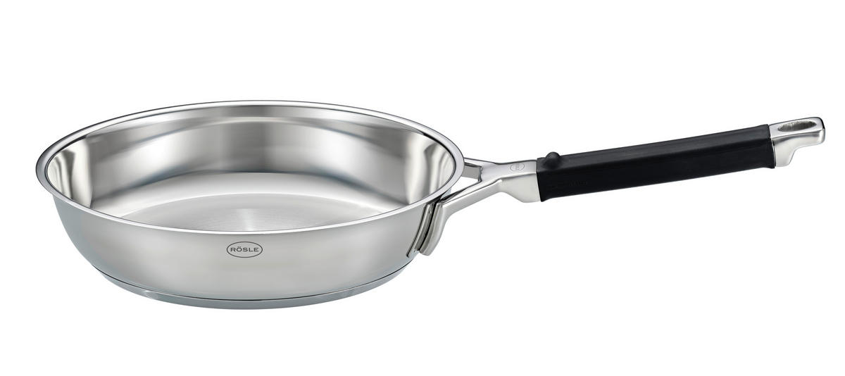 BRATPFANNE SILENCE PRO 20 cm  - Schwarz, Basics, Metall (20cm) - Rösle