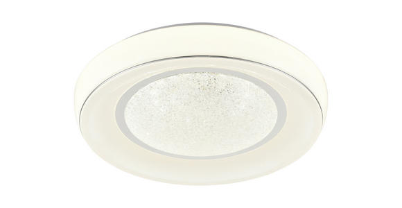 LED-Deckenleuchte Beatrice Ø 49 cm mit Fernbedienung - Weiß, MODERN, Kunststoff/Metall (49/9cm) - Luca Bessoni