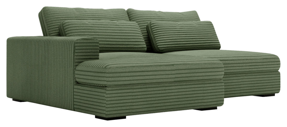 Freisteller von home24 ECKSOFA Grün Cord.