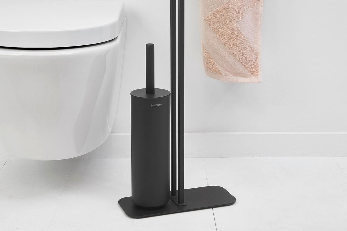 WC-ŠČETKA - siva, Basics, kovina/umetna masa (29/75.2/12.5cm) - Brabantia