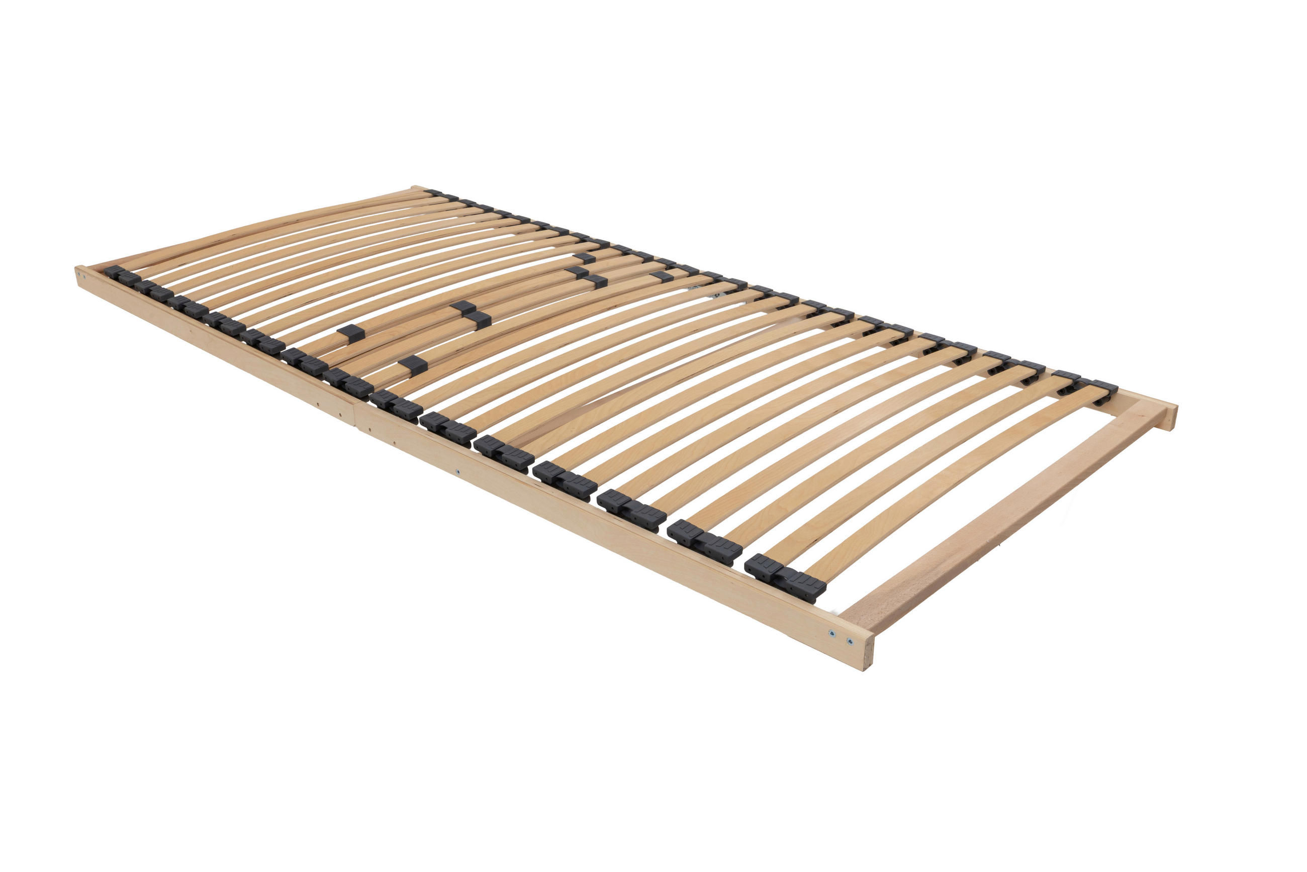 LATTENROST klappbar 140/200 cm Mittelzone verstellbar, Birke  - Naturfarben, Basics, Holz (140/200cm) - MID.YOU