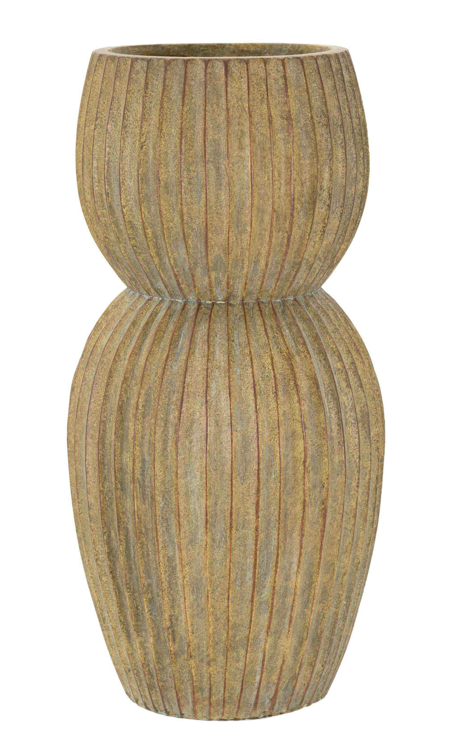 Vase Breeze Pot Olivgrün B: 25 Cm