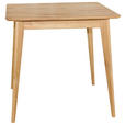 ESSTISCH in Holz 80/80/76 cm  - Eichefarben, Design, Holz (80/80/76cm) - Carryhome
