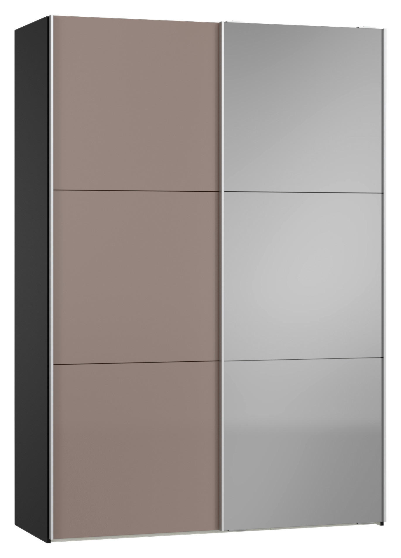 Jutzler Schwebetürenschrank Braun, 152x220x65 cm