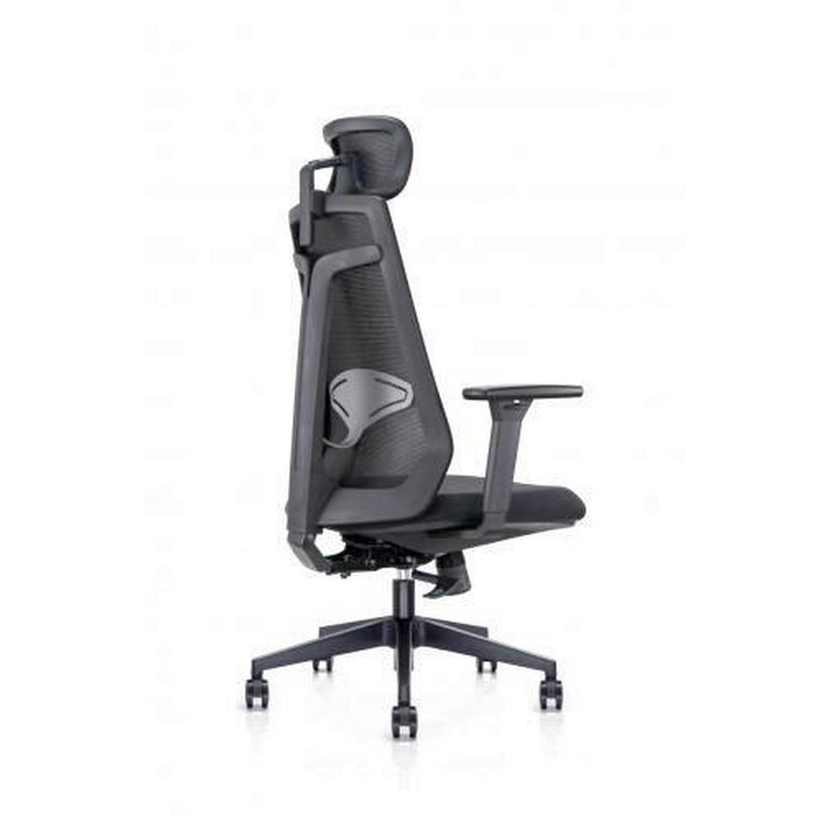 UREDSKI STOLAC    - crna, Moderno, metal/tekstil (70/128/68cm)