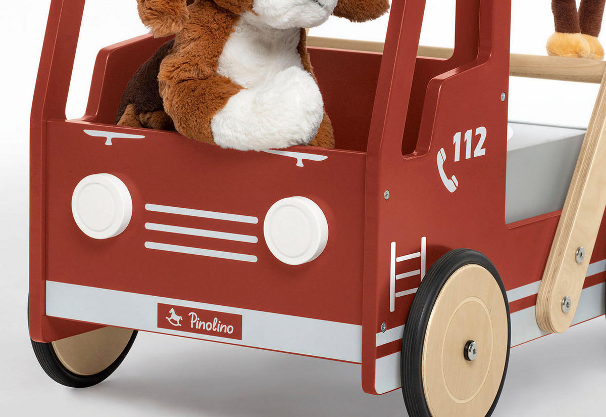 LAUFLERNWAGEN Fred  - Multicolor, Basics, Holzwerkstoff (54/38/48cm) - Pinolino