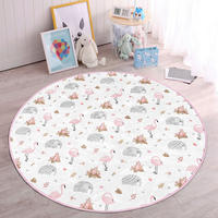 KINDERTEPPICH 150/150 cm Multicolor rund  - Multicolor, Basics, Textil (150/150cm)