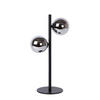 TISCHLEUCHTE Tycho 15/23.5/43 cm   - Hellgrau/Schwarz, Design, Glas/Metall (15/23.5/43cm) - Lucide