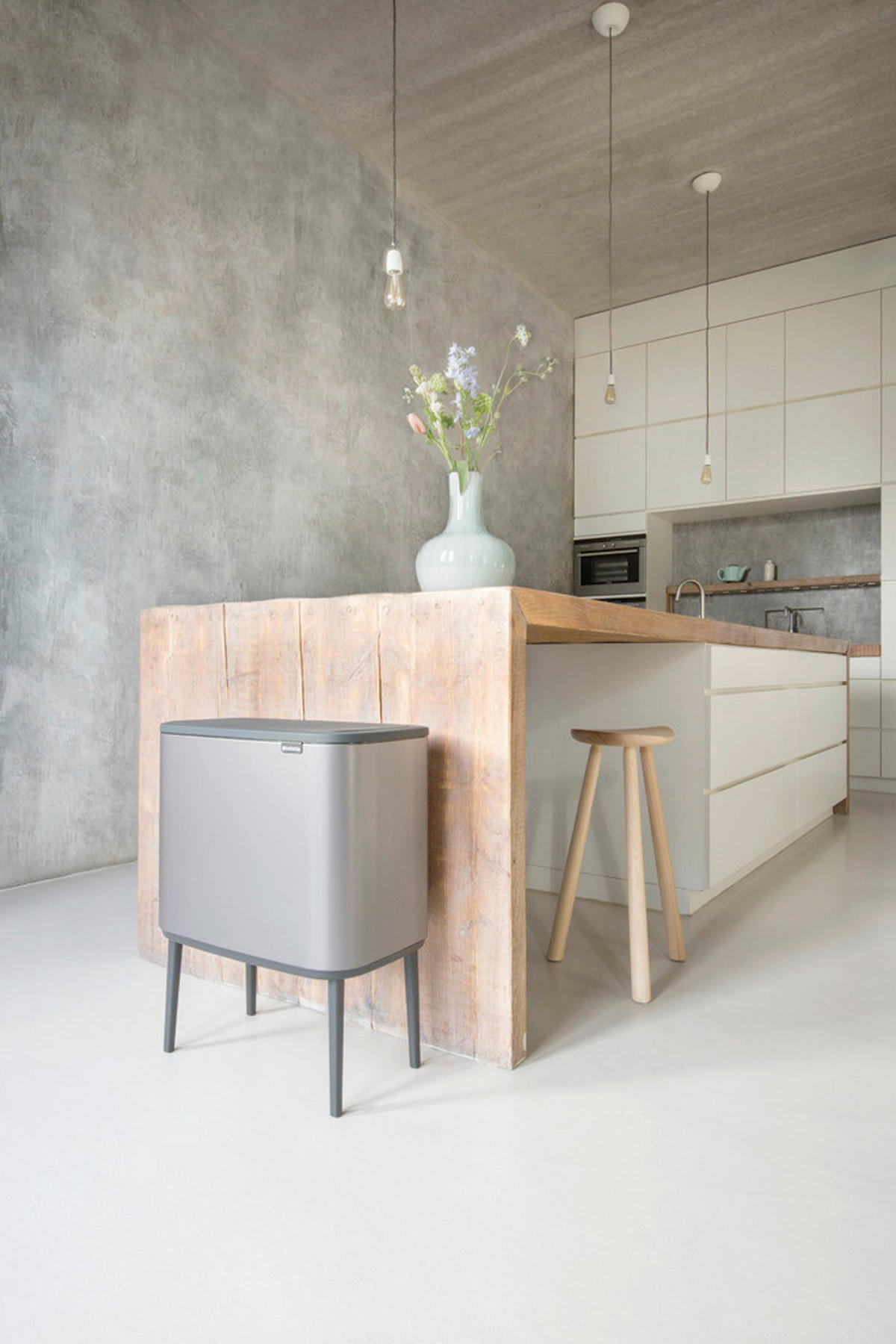 ODPADKOVÝ KÔŠ  36 l - čierna/sivá, Design, kov/plast (54/68/31,5cm) - Brabantia