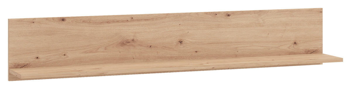 NÁSTĚNNÁ POLICE, dub artisan, 120/24,2/19,6 cm - dub artisan, Basics, kompozitní dřevo (120/24,2/19,6cm) - Hom`in