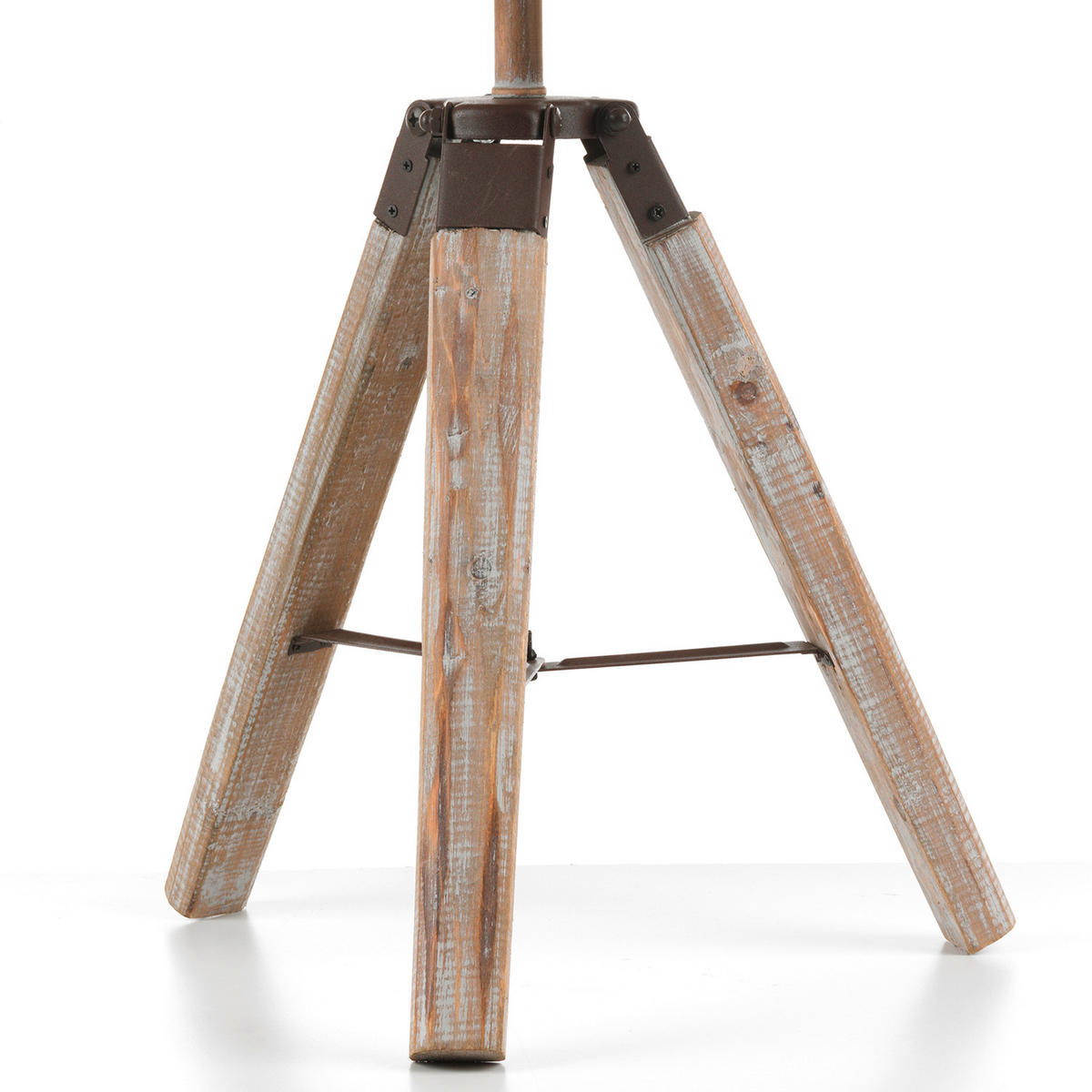 TISCHLEUCHTE 4943 ZAZU 36/36/64 cm   - Cognac, Basics, Holz/Kunststoff (36/36/64cm)
