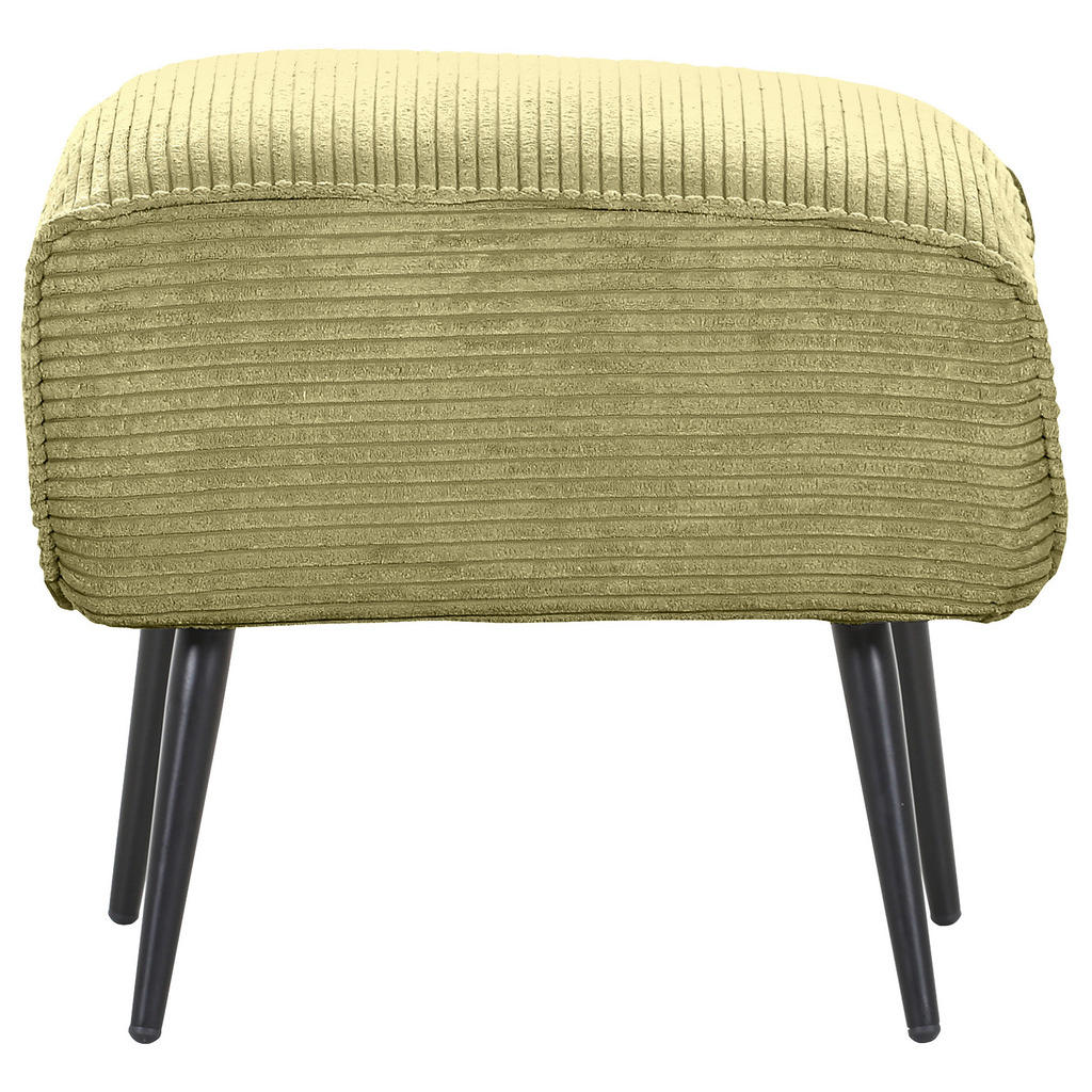 Thumbnail - Landscape Hocker, Hellgrün, Textil, rechteckig, 60x49x53 cm, Stoffauswahl, Wohnzimmer, Hocker, Sitzhocker