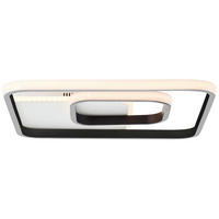 LED-DECKENLEUCHTE     - Weiss/Schwarz, Design, Kunststoff/Metall (5,6/40,4/40,4cm) - Brilliant
