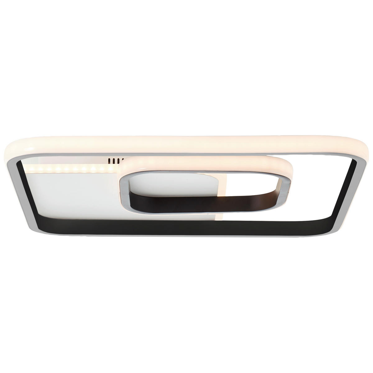 LED-DECKENLEUCHTE     - Weiss/Schwarz, Design, Kunststoff/Metall (5,6/40,4/40,4cm) - Brilliant