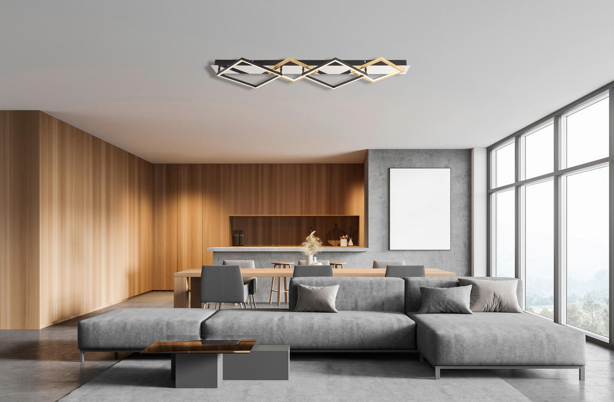 STROPNÍ LED SVÍTIDLO, 104,5/35,5/7 cm - Design (104,5/35,5/7cm) - Globo