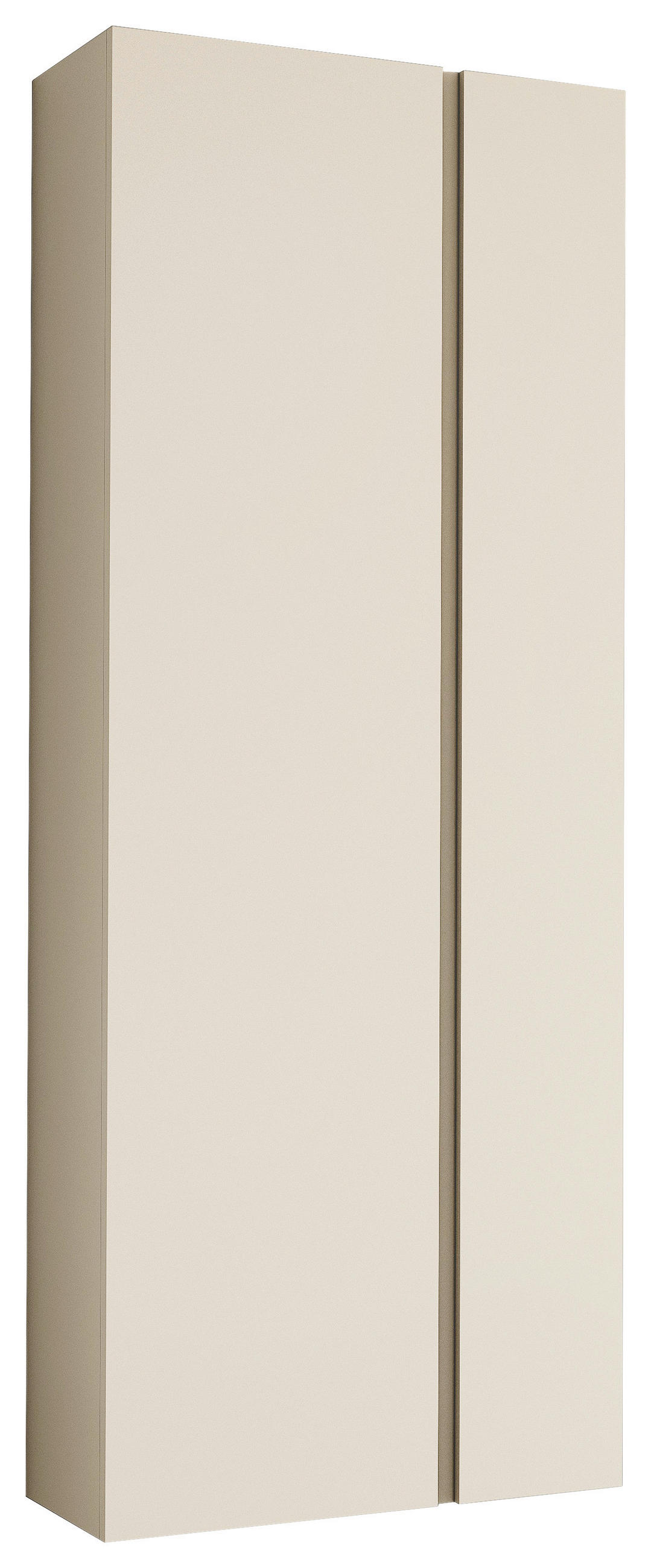 GARDEROBENSCHRANK Gardasee 60/165/33 cm  - Sandfarben, Design, Holzwerkstoff (60/165/33cm) - Moderano