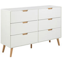 SIDEBOARD 135/90/40 cm  - Eichefarben/Weiß, Design, Holz/Holzwerkstoff (135/90/40cm)