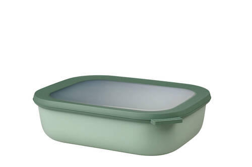 VORRATSDOSE CIRQULA 2,0 L  - Transparent/Salbeigrün, KONVENTIONELL, Kunststoff (25/7/20cm) - Mepal