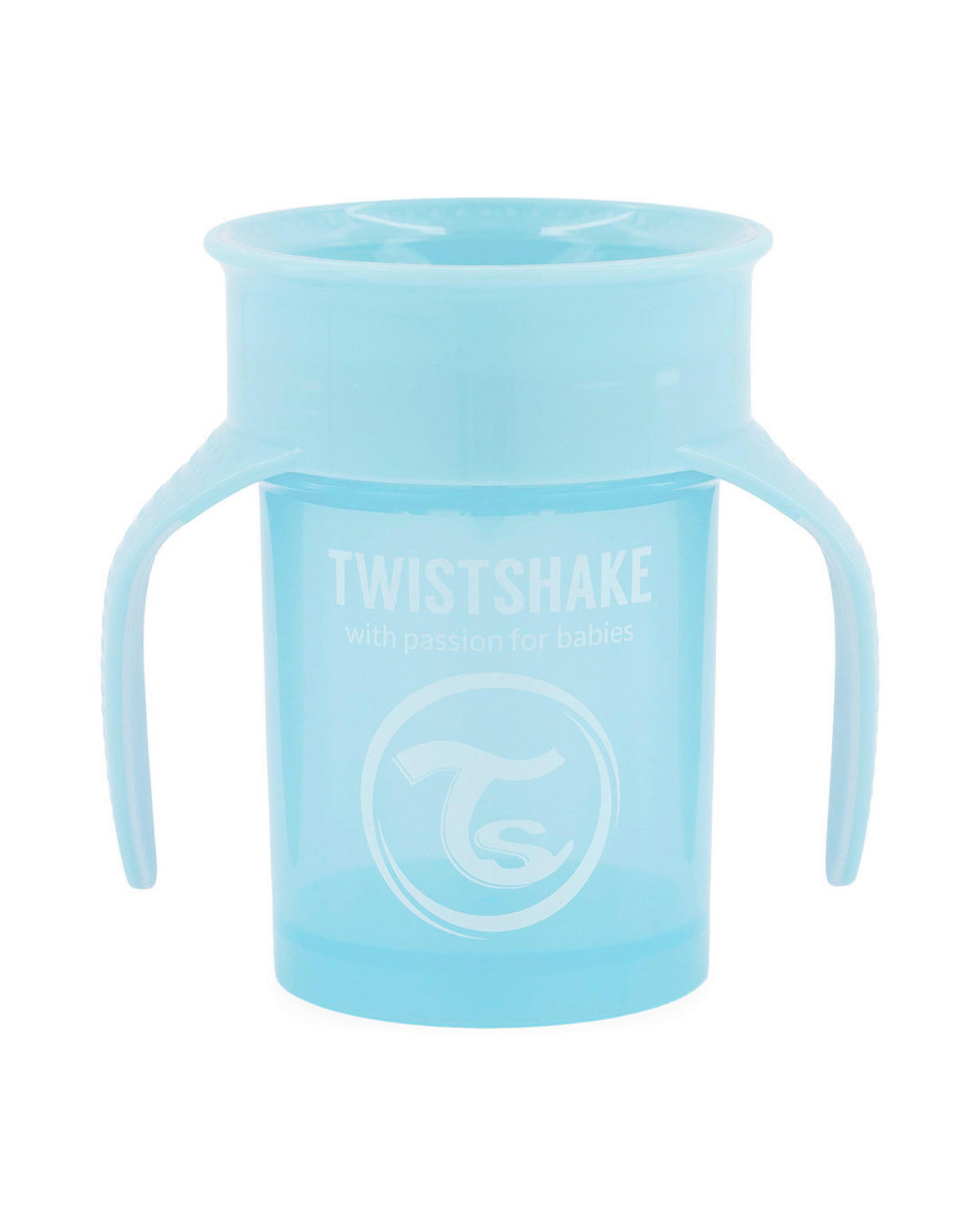 TRINKBECHER  - Blau, Basics, Kunststoff (11/11/8,6cm) - Twistshake