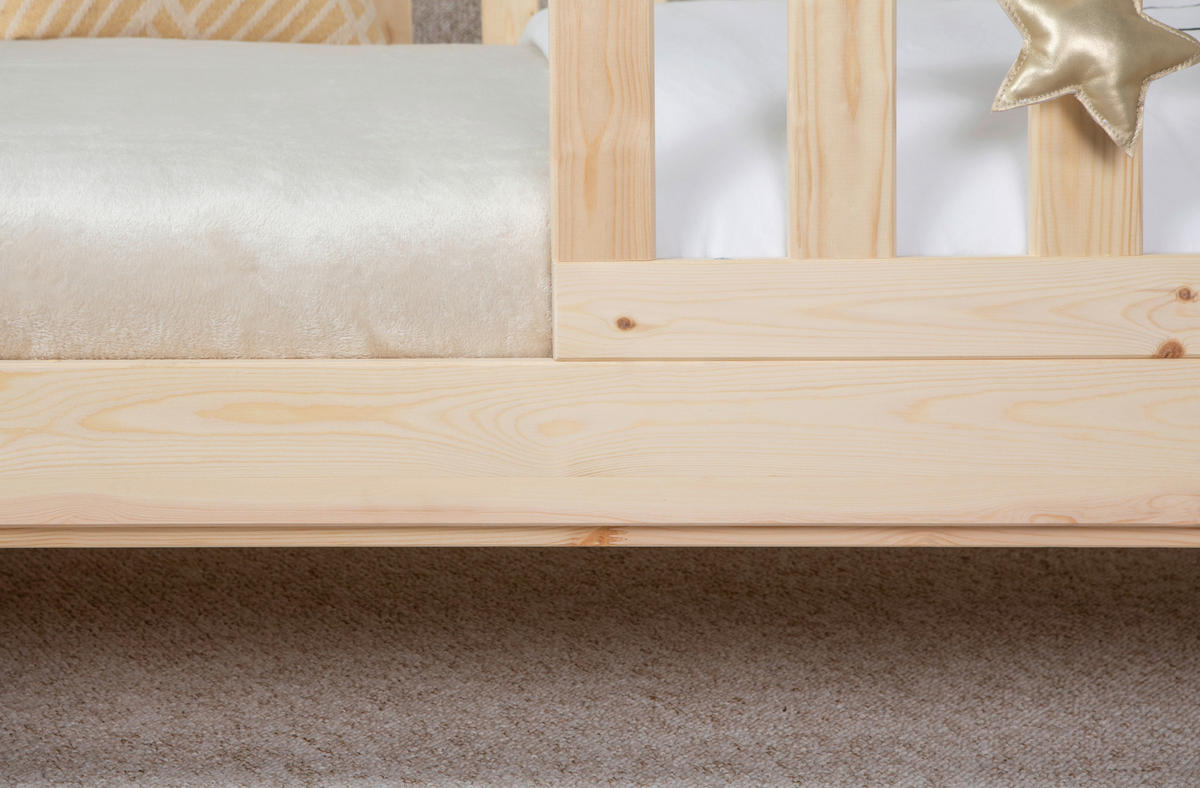 HAUSBETT 90/200 cm Naturfarben  - Naturfarben, Modern, Holz (90/200cm) - MID.YOU