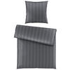 BETTWÄSCHE Dobby Satin 135/200 cm  - Anthrazit, KONVENTIONELL, Textil (135/200cm) - Novel
