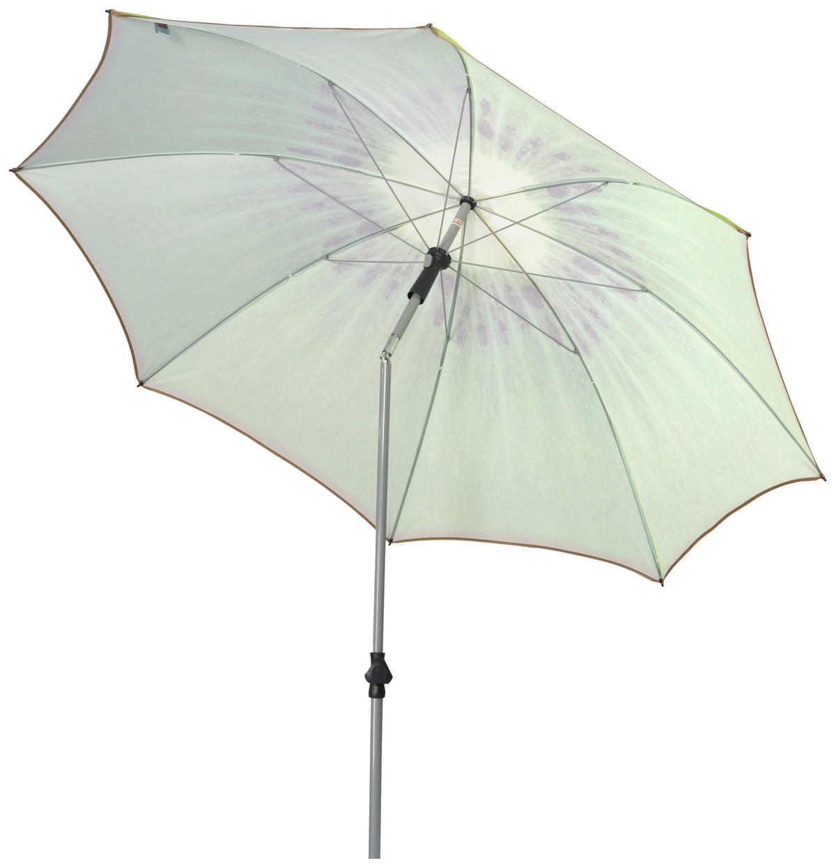 SONNENSCHIRM  200/200 cm  - Silberfarben/Grün, Design, Textil/Metall (200/200cm) - Doppler