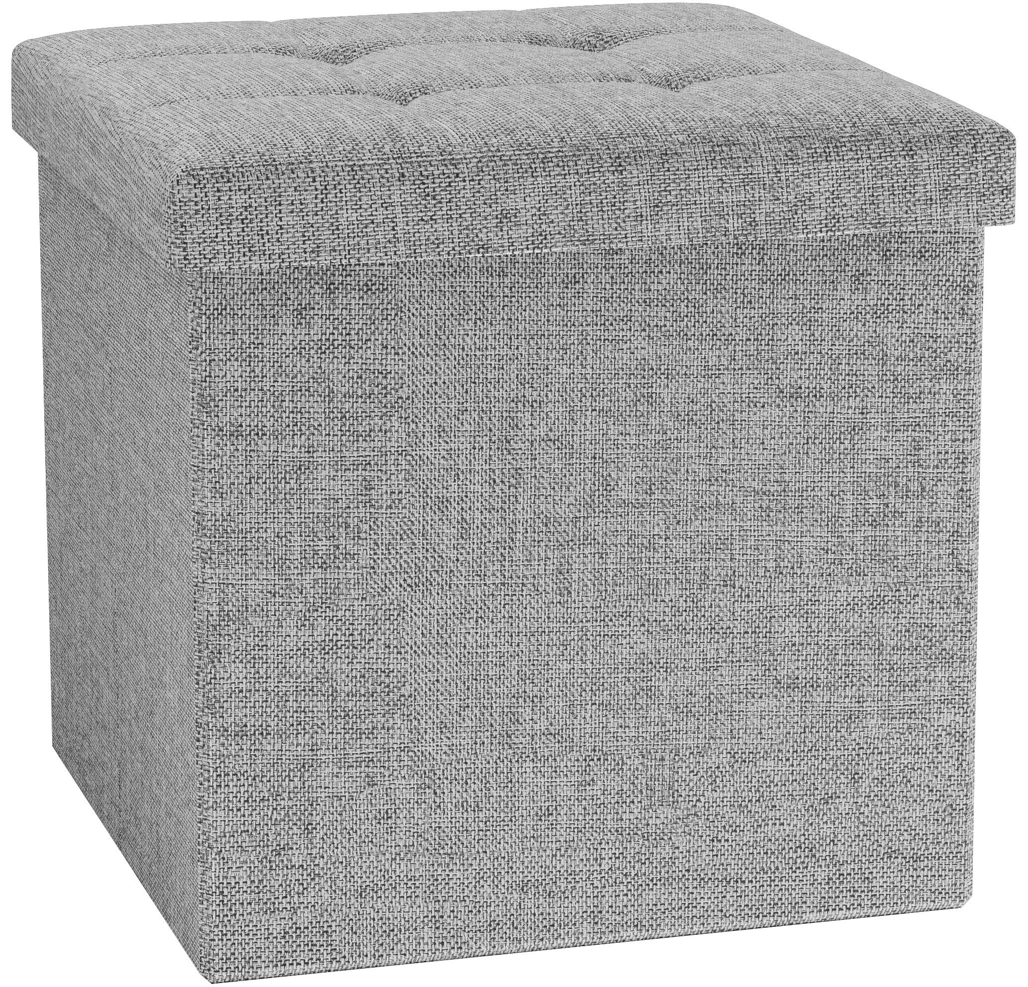 SITZBOX  - Hellgrau, Basics, Kunststoff (38/38/38cm) - MID.YOU