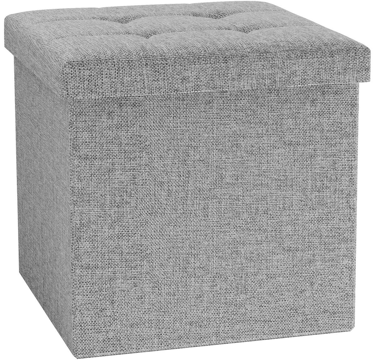 SITZBOX  - Hellgrau, Basics, Kunststoff (38/38/38cm) - MID.YOU